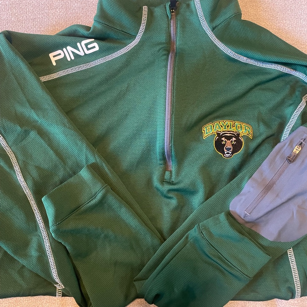Baylor Men’s Quarter Zip | Size Medium